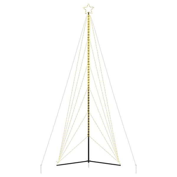 LED julgran 861 LEDs varmvit 478 cm