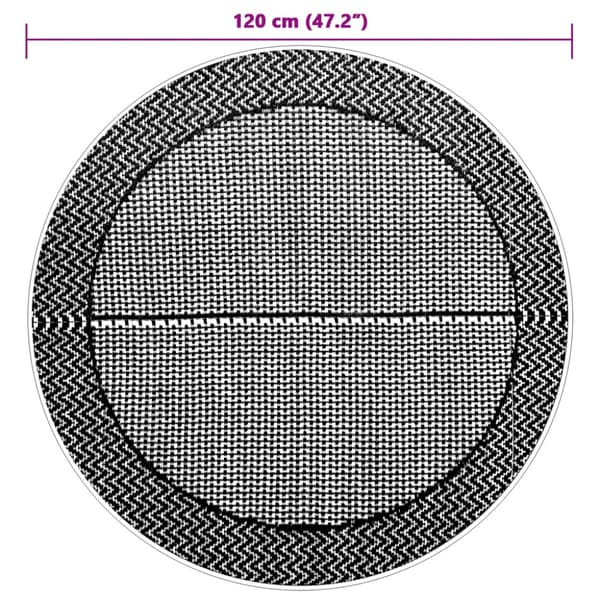 Utomhusmatta ARAKIL grå Ø120 cm PP