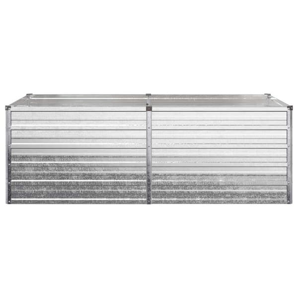 Höjd Trädgårdsbädd Silver 160 x 80 x 55 cm galvaniserad