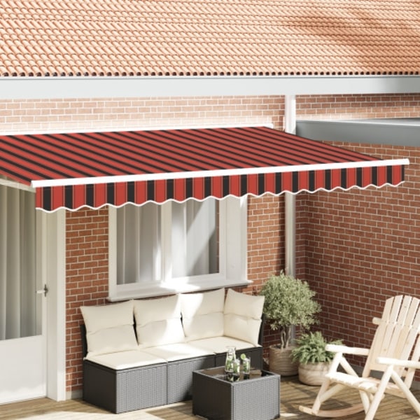 Markisdetalj för 4 m ram Flerfärgad 3.8x0.2 m