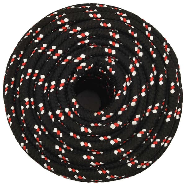 Mångsidigt bruksrep 12 mm 100 m Svart och Röd PP