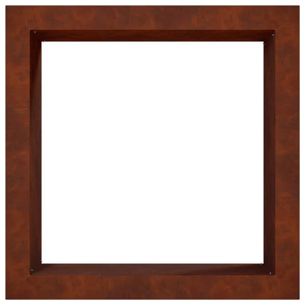 Eldstad ring Rostig 90 x 90 x 25 cm Väderbeständig stål