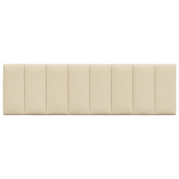 Headboard Cushion "Hanko" Cream 160 cm Fabric