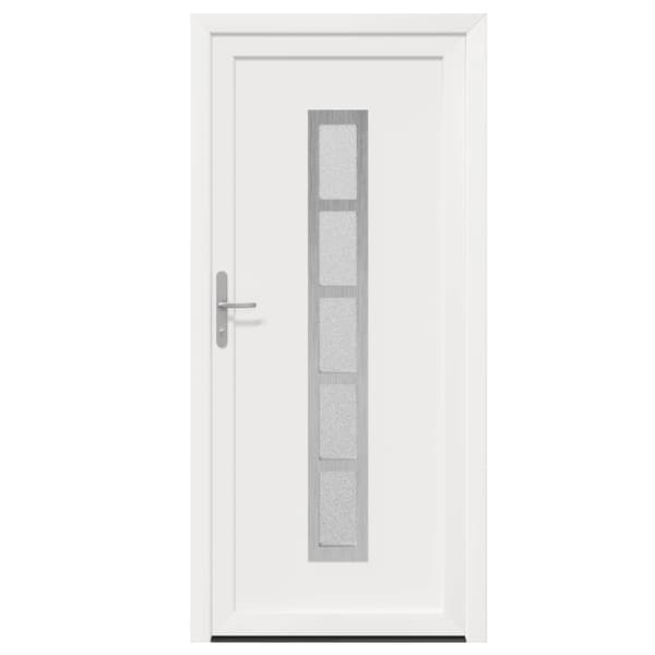 Framdörr Vit 108 x 208 cm PVC