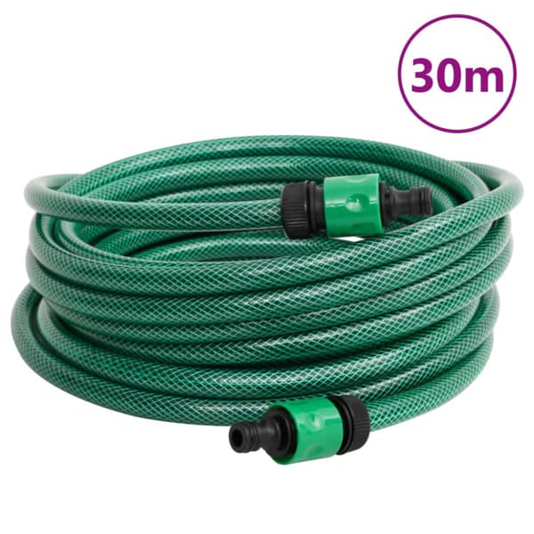 Poolslang grön 30 m PVC