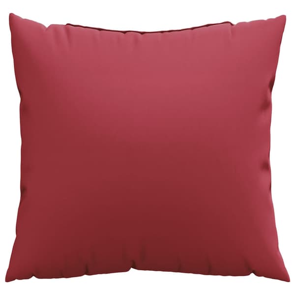 Soffdynor 4 st vinröd 60x60 cm tyg