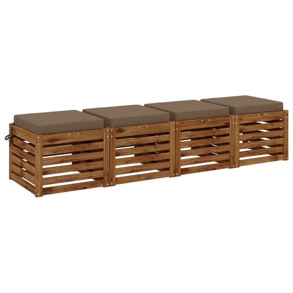 4-delade Sittdynor SOEST 4 st 100% Polyester Taupe