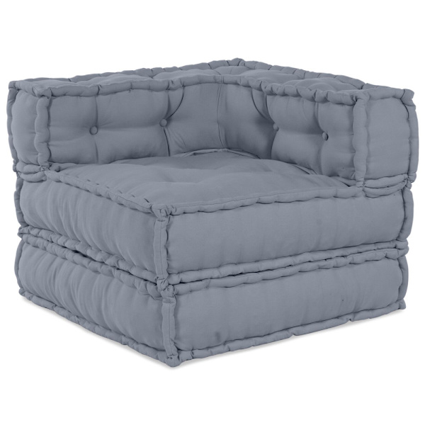 Modulsofa enhet Grå 70 x 70 x 56 cm Tyg