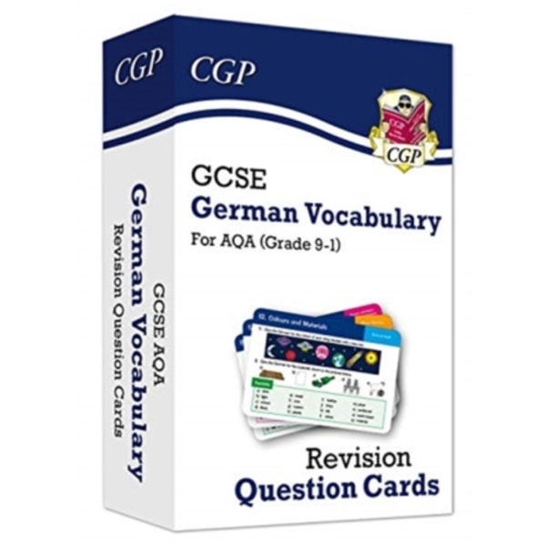 GCSE AQA German: Vocabulary Revision Question Cards (For exams in 2025) (inbunden, eng)