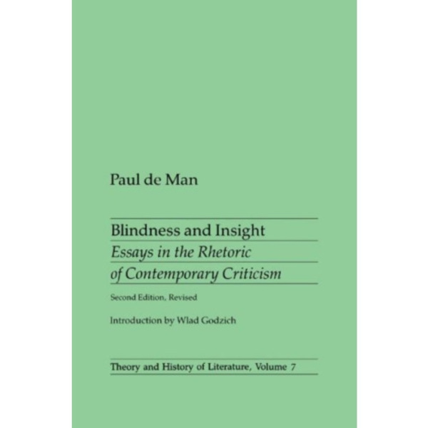 Blindness and Insight (häftad, eng)