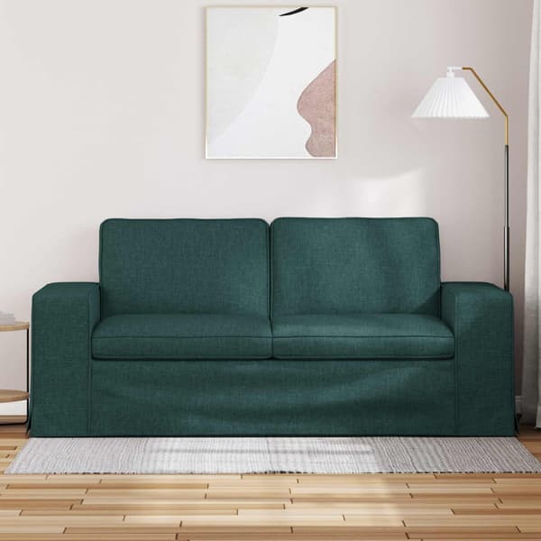 Soffa Mörkgrön 182 x 80 x 82 cm tyg