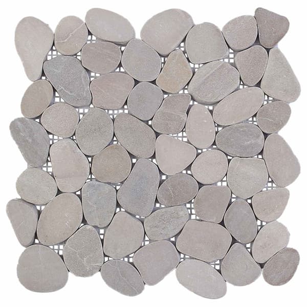 Pebble Tiles Taupe 30 x 30 cm Flodsten