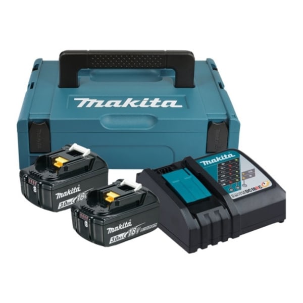 Makita DC18RC batteriladdare - med batteri - 2 - Li-Ion