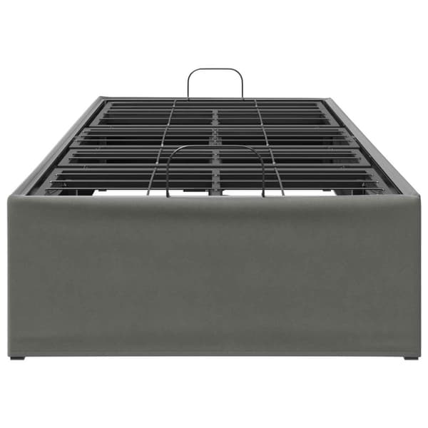 Elektrisk Justerbar Säng Ram Mörkgrå 200 x 70 x 33,5 cm Stål