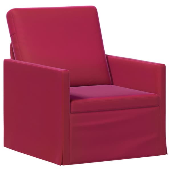 Soffset 2 st Vinröd Sammet (V)