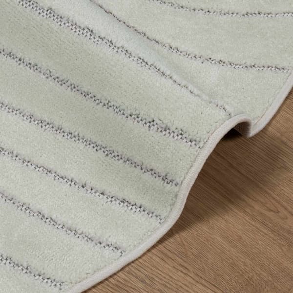 Områdesmattor Rund PALMERAS Grön Ø 120 CM Polyester