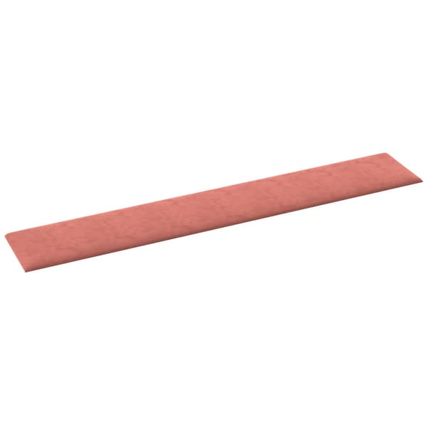 Väggsänggavel 12 st Rosa Sammet