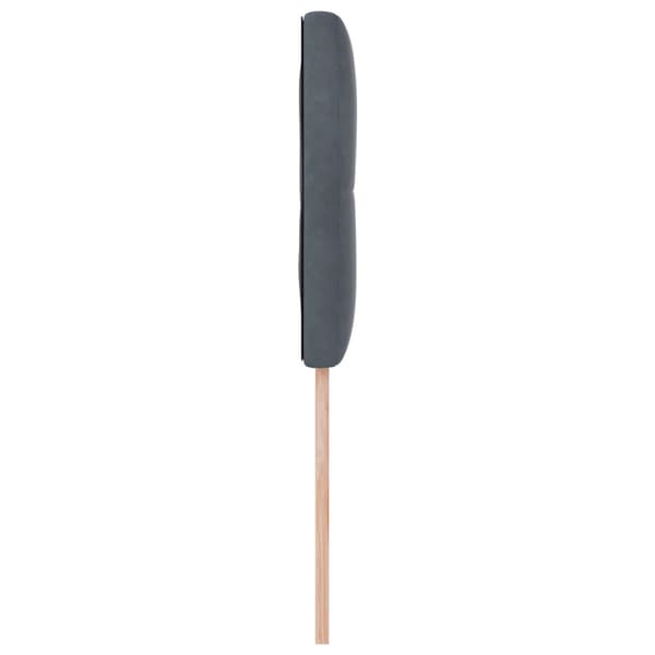 Huvudgavel Mörkgrå 80 cm Sammet