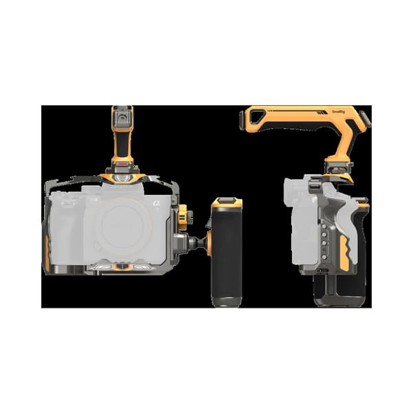 SmallRig 5518 HawkLock Quick Release Cage Kit for Sony A7R V/ A7 IV/ A7S III (Adv Ed) (Bumblebee)