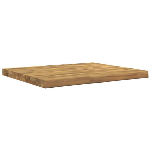 Rektangulärt Bordsskiva 90 x 50 x 3,5 cm Rektangulär Vit