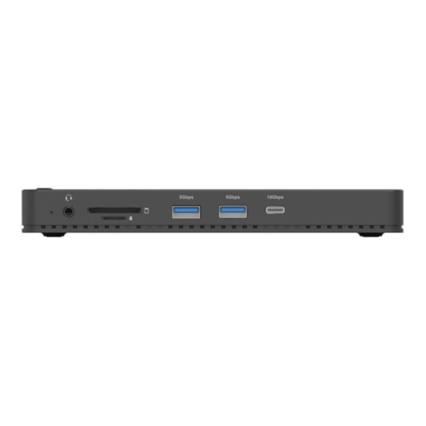 Unitek - dockningsstation - USB-C / USB4 / Thunderbolt 3 / Thunderbolt 4 - HDMI, DP - 1GbE