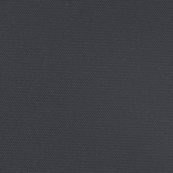 Infällbar sidomarkis svart 220x1000 cm