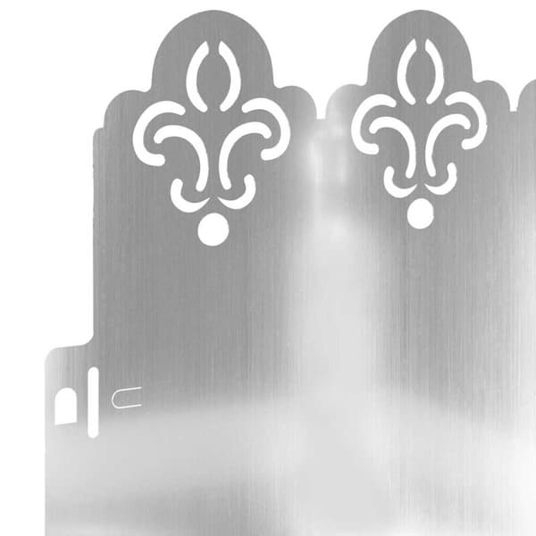 Gräskanter 30 pcs Silver 103 x 0,05 x 22 cm Galvaniserat Stål