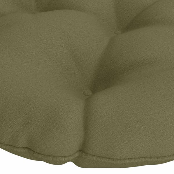 Hängstolskudde VIANEN 100% Polyester Olivgrön Ø 40 x 10 cm