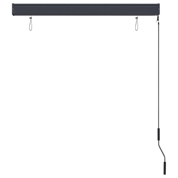 Rullgardin utomhus 120x250 cm gräddvit