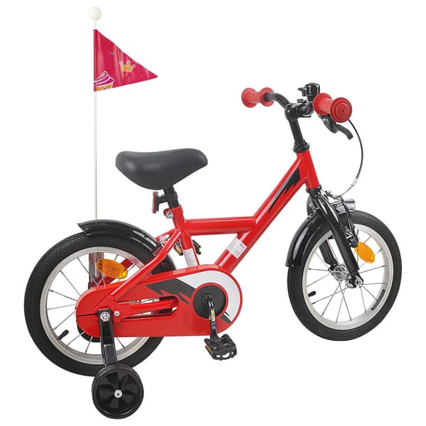 Barncykel 12 Tum för 2-4 åringar Röd