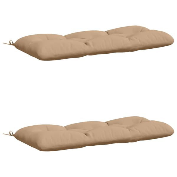 2-delade Bänk Kuddar VIANEN 100% Polyester Sand
