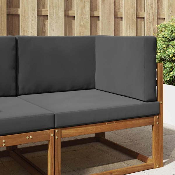 Utomhus Soffa Kudde 3 pcs Antracit Polyester