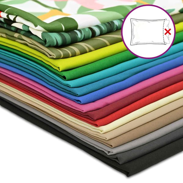 Kuddöverdrag 2 st HEERLEN Bladmönster Ø 50 cm Polyester