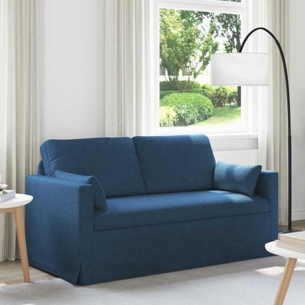 Soffa Blå 158 x 78 x 80 cm tyg