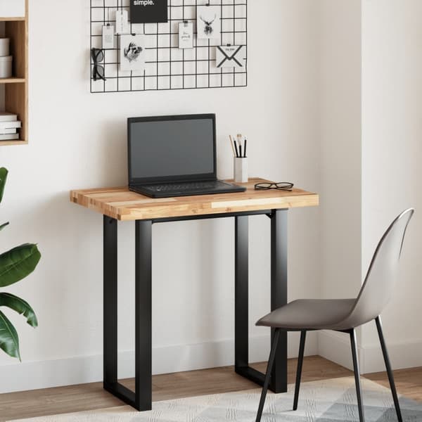 Bordsskiva rektangulär 80x50x4 cm massivt akaciaträ