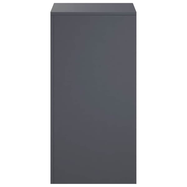 Växtställ 2 pcs Antracit 40 x 40 x 80 cm Galvaniserat stål