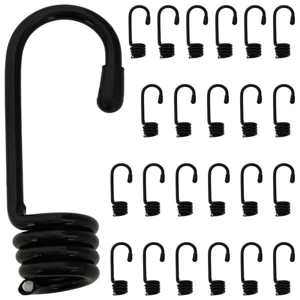 Krokar 24 st Svart 10 mm x 5 cm Stål