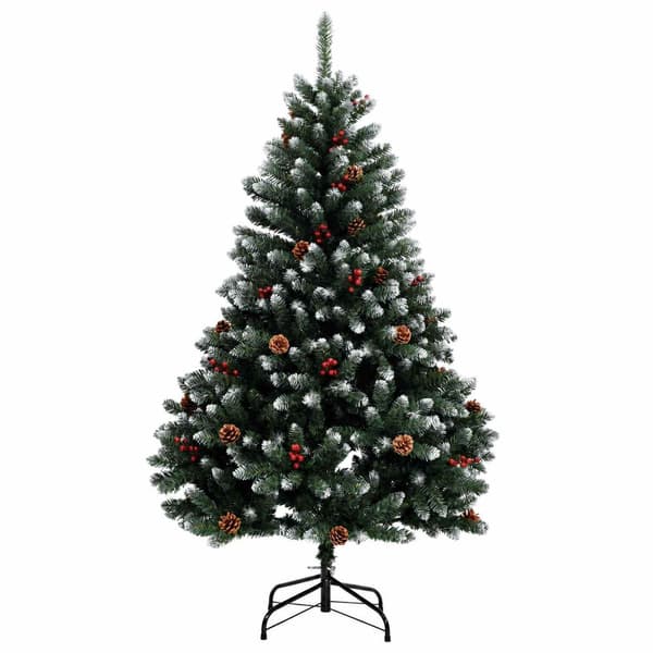 Plast Hingad Julgran 180 cm 300 LED-lampor Varmvit