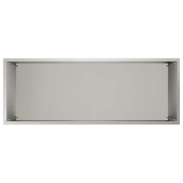 Trädgårdsplanterare Silver 80 x 30 x 40 cm Rostfritt stål