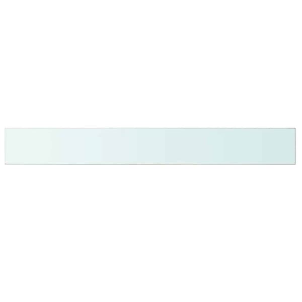 Hyllplan glas genomskinlig 100x12 cm
