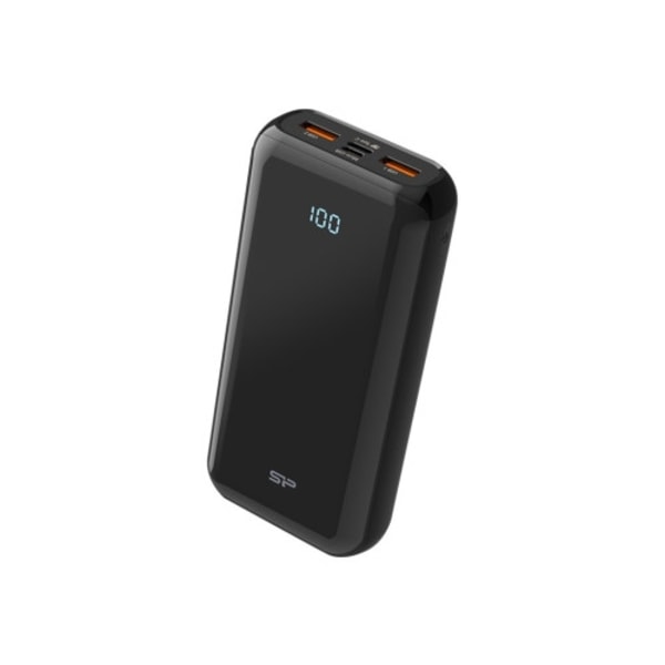 Silicon Power QS28 strömförsörjningsbank - Li-pol - 2 x USB, 24 pin USB-C - 18 Watt Svart