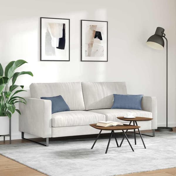 Sofakuddar 2 pcs Blå 50 x 30 cm Kordread tyg