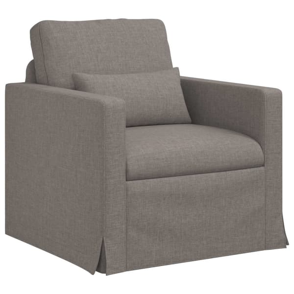 Soffa Taupe 78 x 78 x 80 cm tyg
