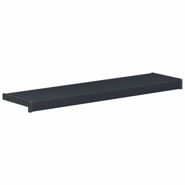 Fönsterbräda Anthracit med träådring 100 x 25 x 4,5 cm PVC