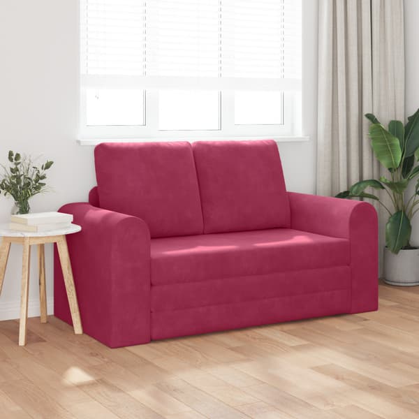 Soffsäng Vinröd 148 x 71 x 83 cm Sammet