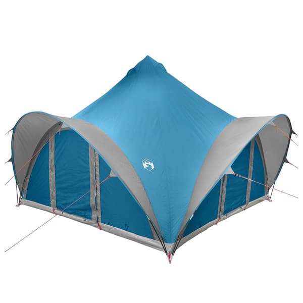 Tipi Tält med tak Blå 6 personer Polyester och Stål