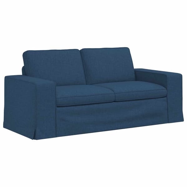 Soffset 2 pcs Blå 182 x 80 x 82 cm tyg