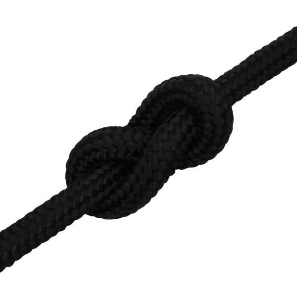Mångsidigt bruksrep 16 mm 25 m Svart Polyester
