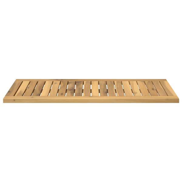 Bordsskiva 80,5 x 35 x 2 cm Rektangulär Massivt Akaciaträ Vit