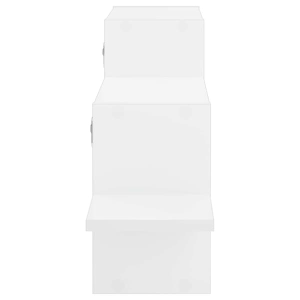 Vägg hylla Vit 95 x 17 x 37 cm Konstruerat trä